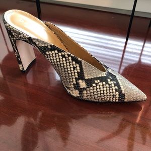 Daniel Footwear Snakeskin Mules